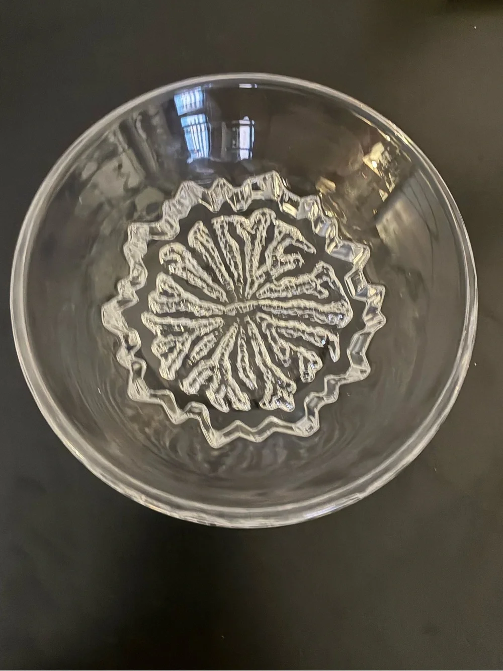 Hadeland Norway Nautilus Art Glass Bowl | Scandinavian Decor Quiet Luxury